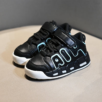 flowersverse New Big Air Sneakers Children's Soft Bottom Non-Slip Sneaker 1-6 Years Old Baby Toddler Shoes Trendy Children's Shoes