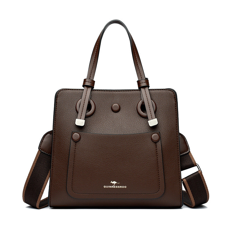 2025 Shoulder bag, autumn and winter fashionable simple bag, messenger women's versatile large-capacity women's handbag, high-end commuter bag