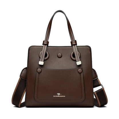 2025 Shoulder bag, autumn and winter fashionable simple bag, messenger women's versatile large-capacity women's handbag, high-end commuter bag