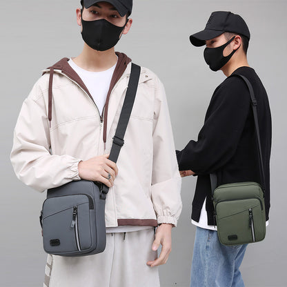 FLOWERSVERSE New Style Men's Bag Shoulder Messenger Bag Storage Bag Trendy Unique Casual Simple All-Match Shoulder Bag