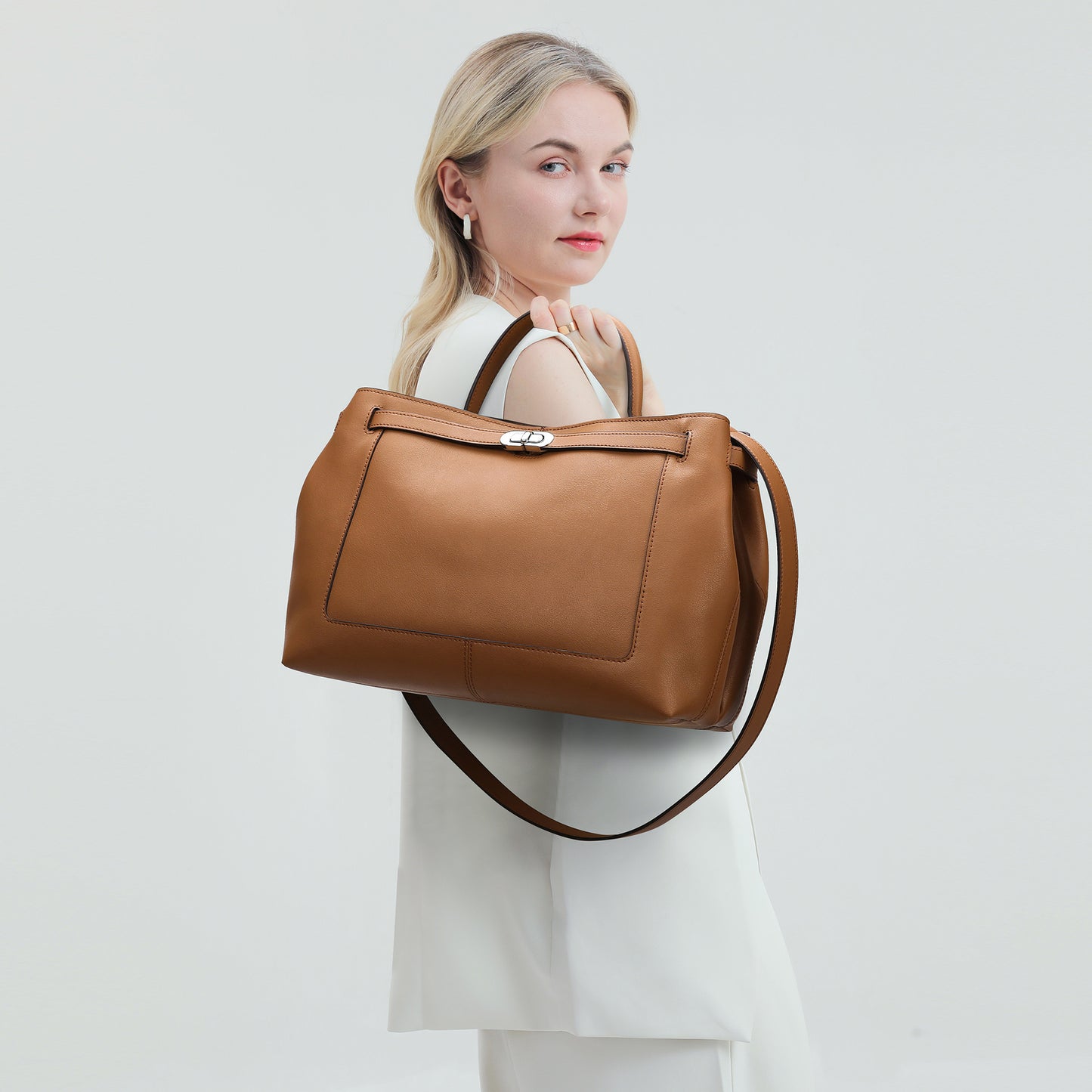 2025 Tote bag  fashion large-capacity bag women's new high-end casual shoulder bag simple women's handbag