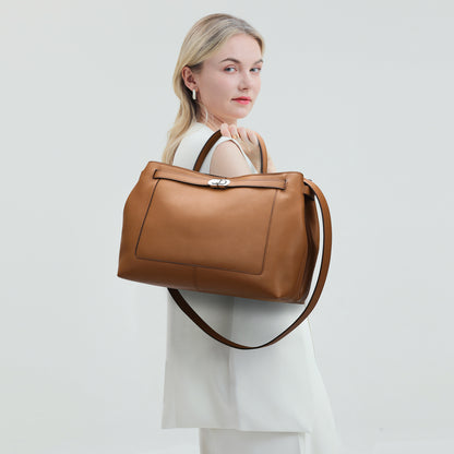 2025 Tote bag  fashion large-capacity bag women's new high-end casual shoulder bag simple women's handbag