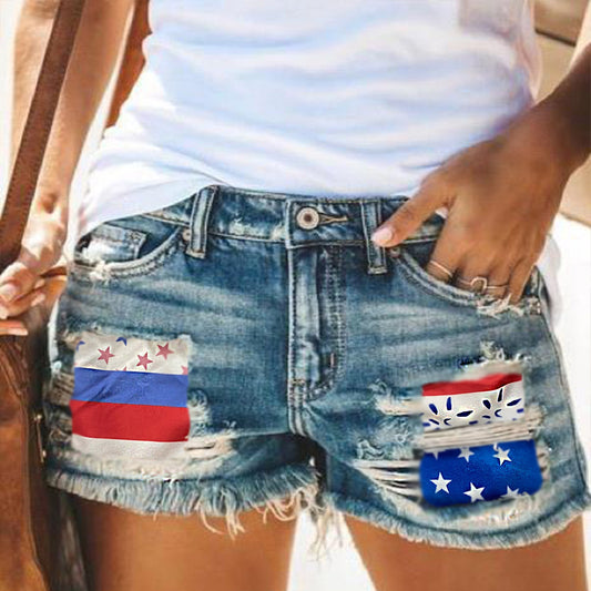 2025 The explosion of independent stations, the New supply of Popularan, 2025n and Popular trade, broken tassel jeans, women