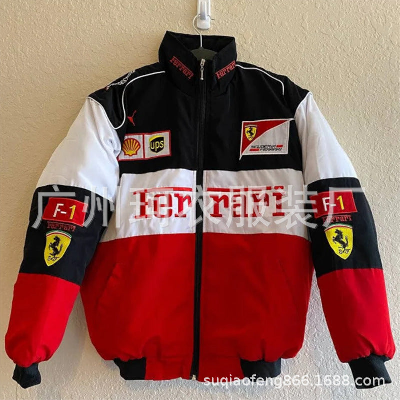 explosion New winter cross-border new foreign trade women's clothing printing locomotive cotton clothing loose coat cotton clothing women