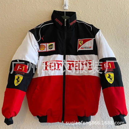 explosion New winter cross-border new foreign trade women's clothing printing locomotive cotton clothing loose coat cotton clothing women