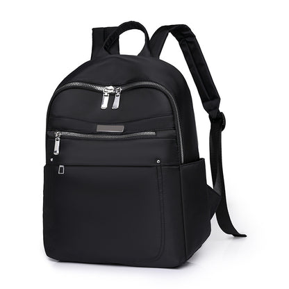 FLOWERSVERSE 2025 Solid color fashion casual versatile backpack simple trend lightweight business women's computer bag wholesale student schoolbag