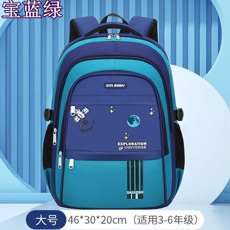 Astronaut New Children's Schoolbag Lightweight Primary School Student Breathable Waterproof Schoolbag Wholesale