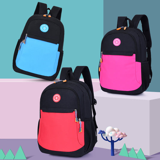 Colorful Student Schoolbag Printed Logo Boys and Girls Backpack Kindergarten Advertising Printing Guidance Training Class