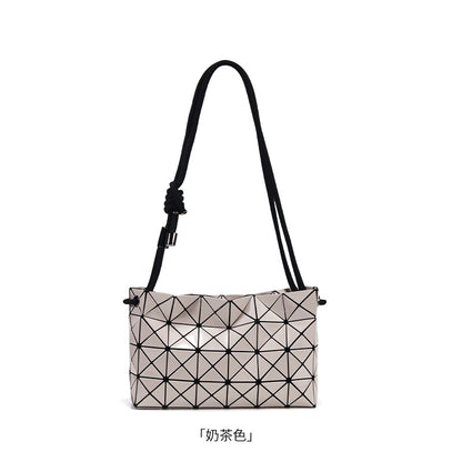 FLOWERSVERSE  Japanese Life Original Square Bag  New Women's Shoulder Messenger Bag Geometric Diamond Pattern Bag Handbag Women's Bag