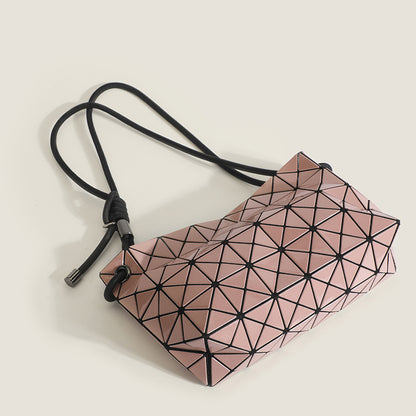 FLOWERSVERSE  Japanese Life Original Square Bag  New Women's Shoulder Messenger Bag Geometric Diamond Pattern Bag Handbag Women's Bag