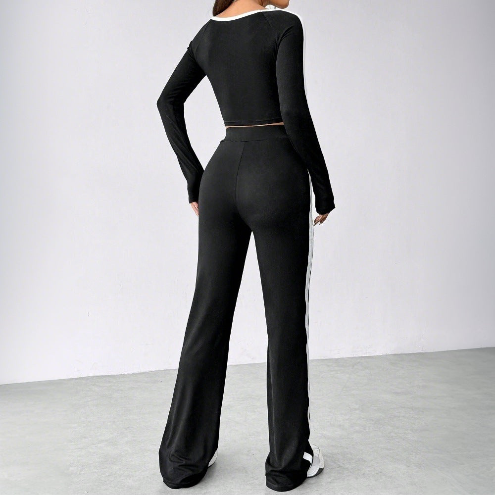 FLOWERSVERSE 2025 New women's clothing 2025 simple style fashion suit popular autumn and winter new versatile commuter two-piece set