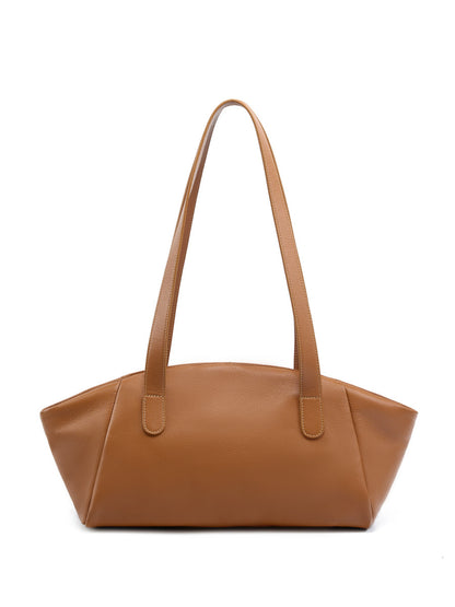 Large capacity simple shoulder wing bag, leather tote bag, fashionable portable women's bag