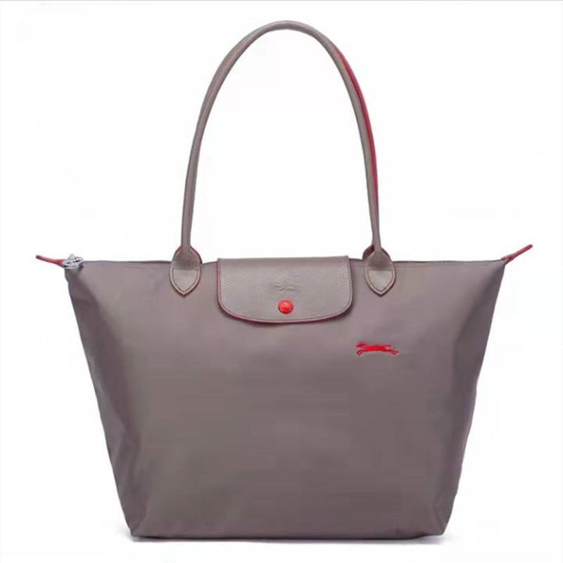 FLOWERSVERSE  70 Th Anniversary Longchamps Bag Nylon Dumpling Bag Large Capacity Women Bags Canvas Tote Shoulder Handbag Longchamps Bag