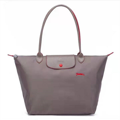 FLOWERSVERSE  70 Th Anniversary Longchamps Bag Nylon Dumpling Bag Large Capacity Women Bags Canvas Tote Shoulder Handbag Longchamps Bag