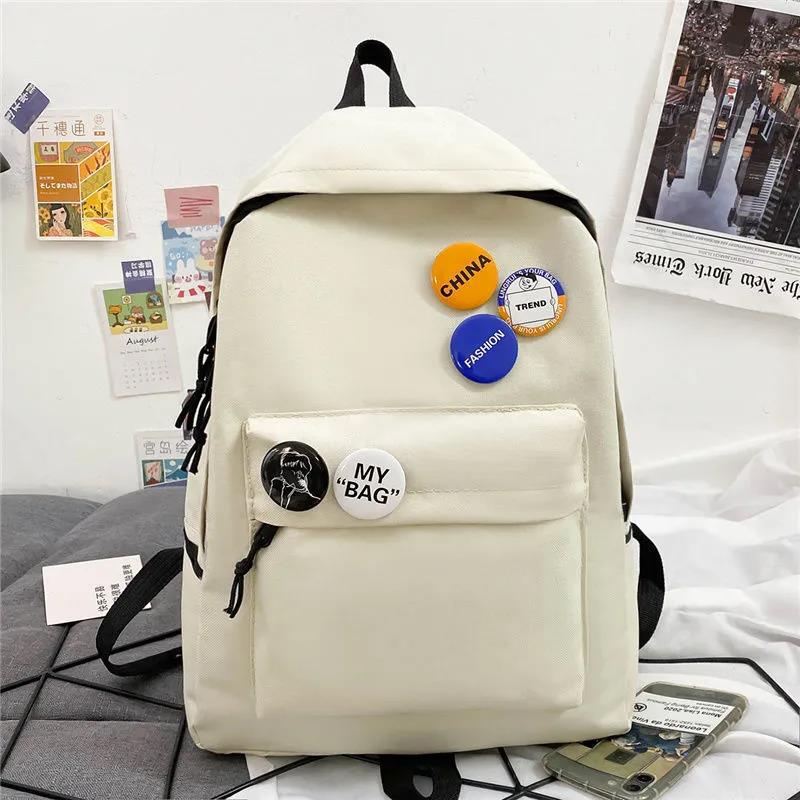 FLOWERSVERSE Zeyue Backpack Men's Simplicity Large Capacity Travel Backpack Leisure Junior High School Student High School and College Student Schoolbag