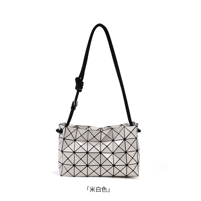 FLOWERSVERSE  Japanese Life Original Square Bag  New Women's Shoulder Messenger Bag Geometric Diamond Pattern Bag Handbag Women's Bag