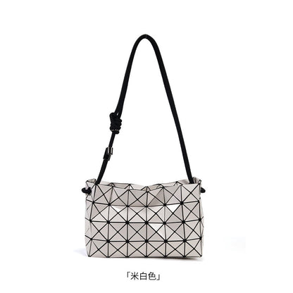 FLOWERSVERSE  Japanese Life Original Square Bag  New Women's Shoulder Messenger Bag Geometric Diamond Pattern Bag Handbag Women's Bag