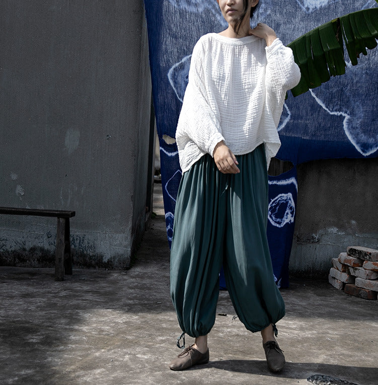 Spring and Autumn Skin-friendly and Comfortable Textured Baby Cotton T-Shirt Combed Cotton Pure White Doll Pullover