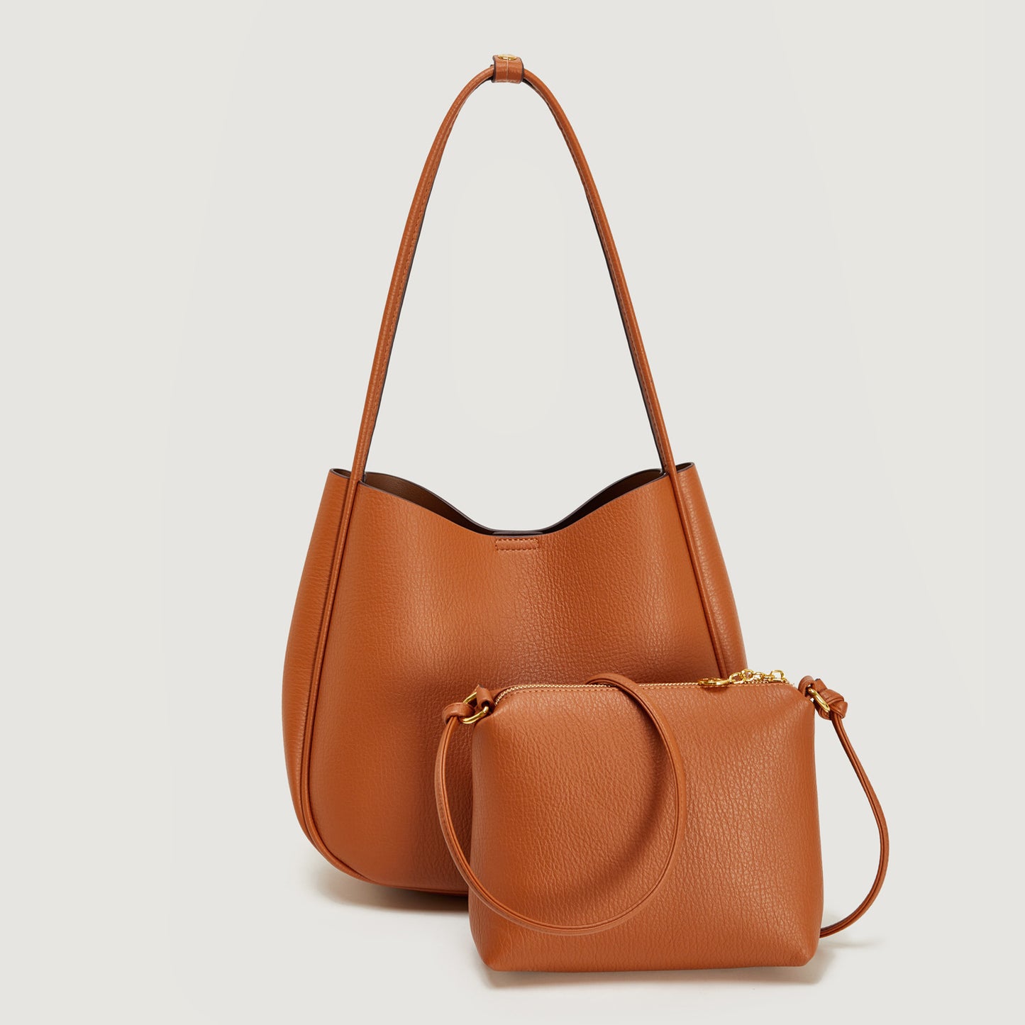 2025 Shoulder bag, women's high-end fashion temperament bag, large capacity, minimalist style, underarm bag, commuter to work, mother and child bag