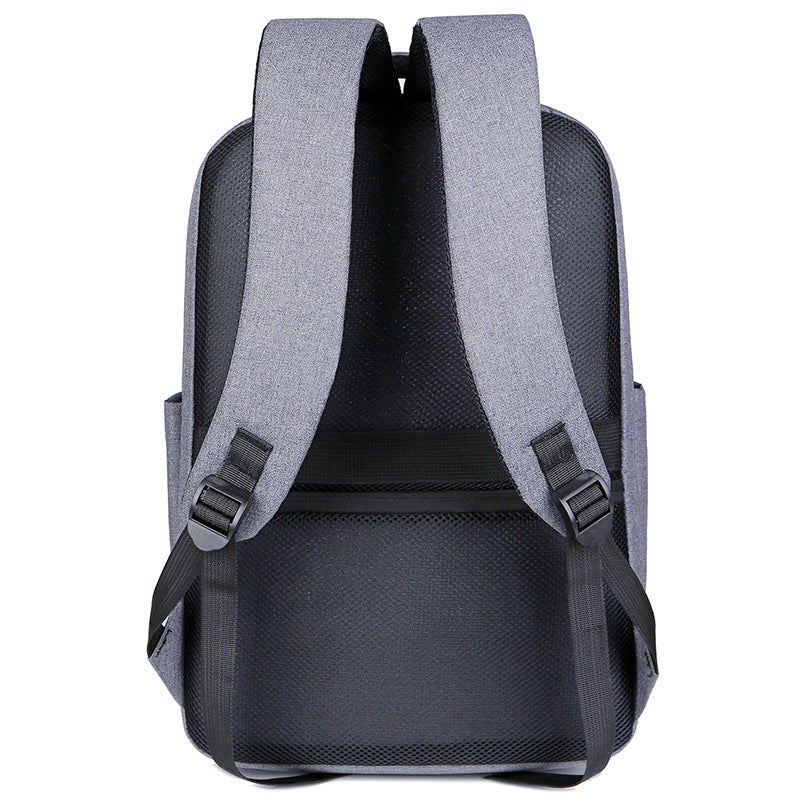 New Backpack USB Backpack Printed Logo Computer Bag Simple Business Leisure Backpack