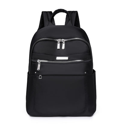 FLOWERSVERSE 2025 Solid color fashion casual versatile backpack simple trend lightweight business women's computer bag wholesale student schoolbag