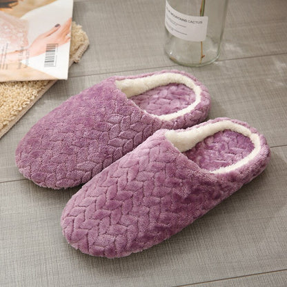 Amozae  Slippers Ladies Home Suede Slippers Non-Slip Wooden Floor Indoor Slippers Soft Bottom Warm Japanese Slippers Pantuflas