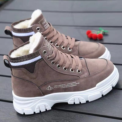 flowersverse Snow Boots Plush Warm Ankle Boots For Women Winter Shoes Waterproof Boots Women Female Students Platform Booties Botas Mujer