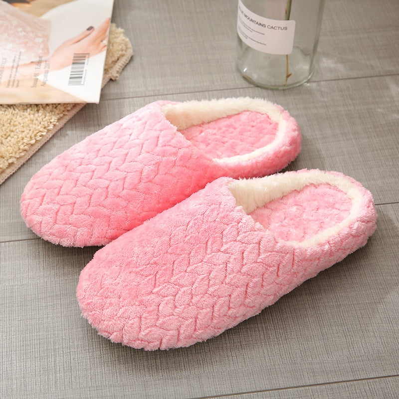 Amozae  Slippers Ladies Home Suede Slippers Non-Slip Wooden Floor Indoor Slippers Soft Bottom Warm Japanese Slippers Pantuflas