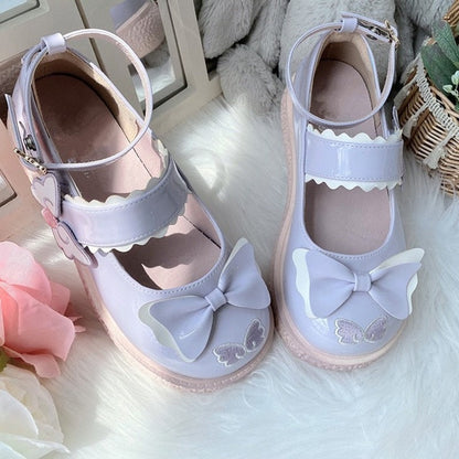 flowersverse - Kaweii Lolita Shoes Sweet Summer Mary Janes Woman Flats Patchwork Japanese Style Fashion Cute Party Jk Shoes for Girls