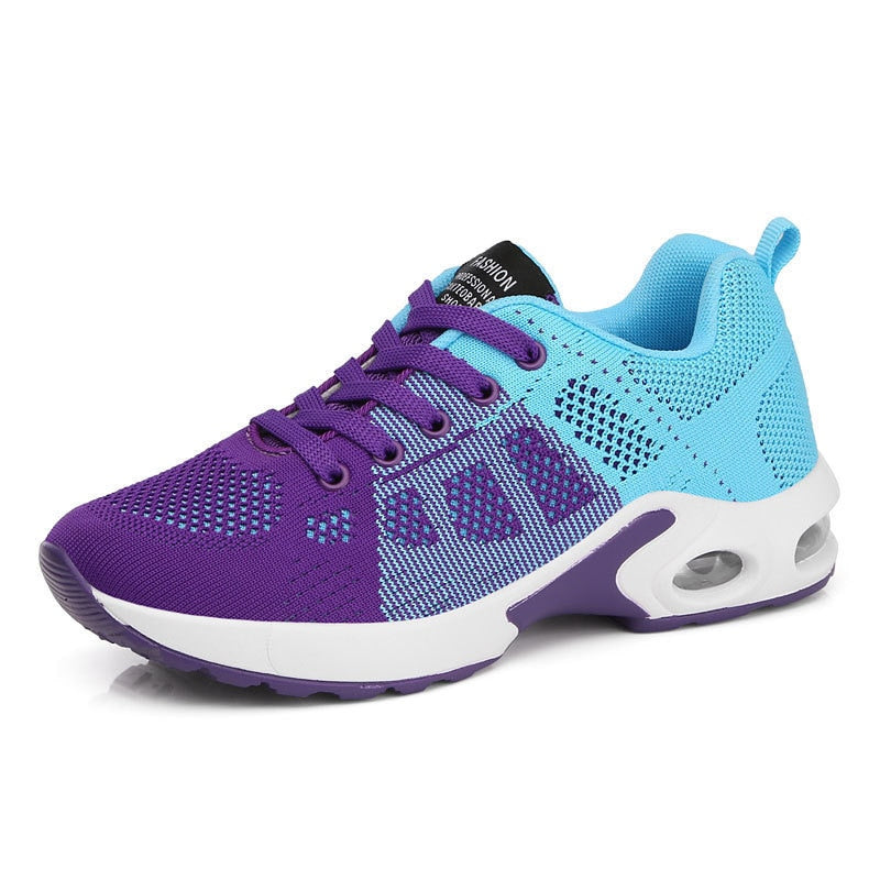 Thanksgiving  flowersverse  Women Running Shoes Breathable Mesh Outdoor Light Weight Sports Shoes Casual Walking Sneakers Tenis Feminino