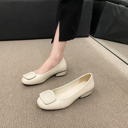 flowersverse Ladies Loafers Fashion High Quality Ladies Flat Pointed Toe High Heels Party Dresses Ladies Shoes Summer High Heels