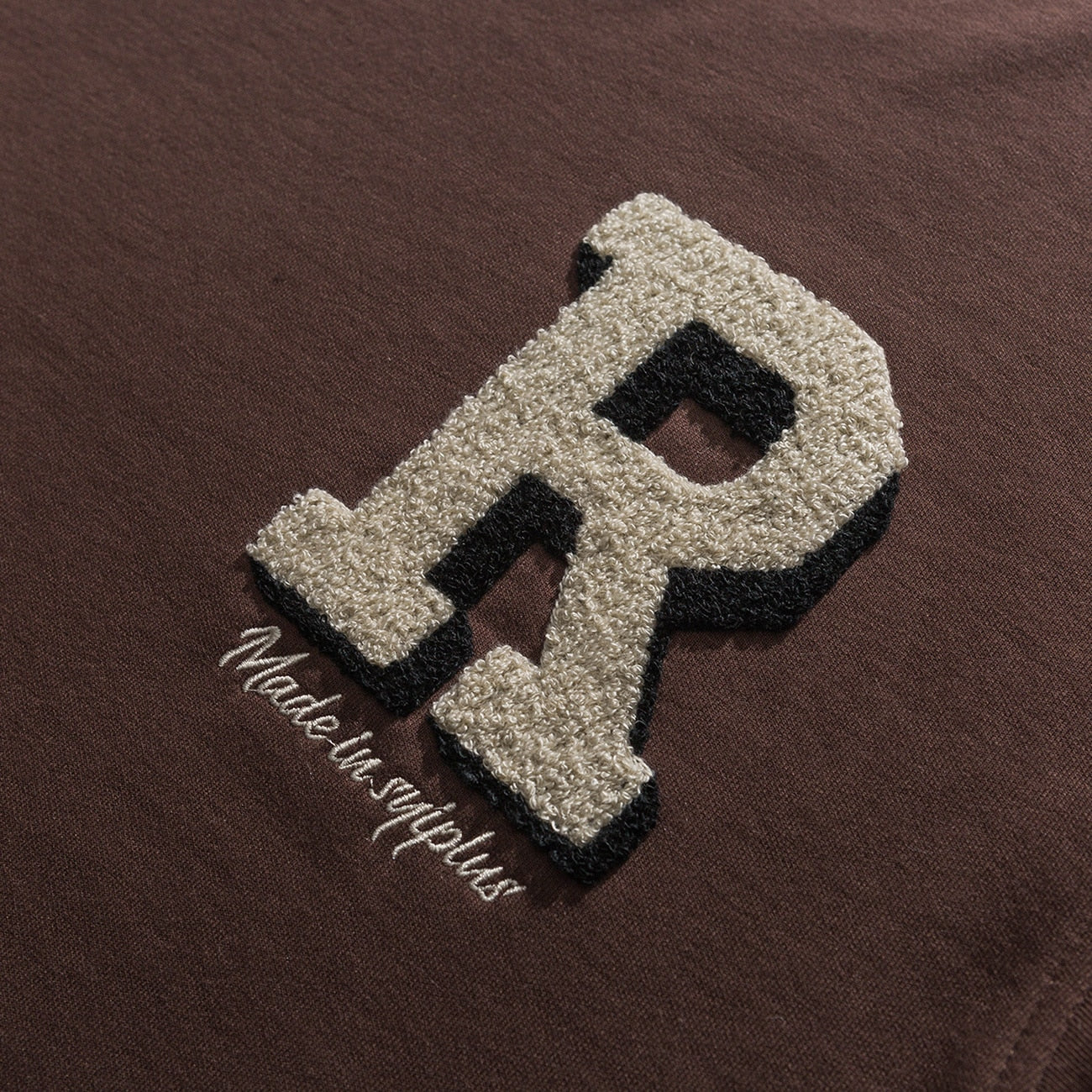 flowersverse Vintage Flocked Letter Fake Two Patchwork Hoodie Pullover Harajuku Sweatshirts Men Hip Hop Streetwear Loose Casual Tops