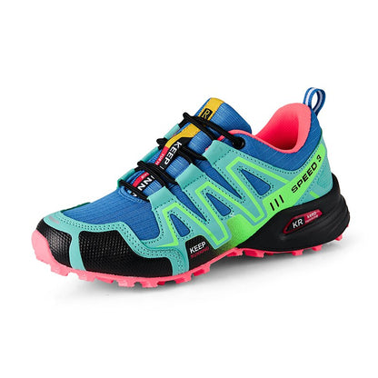 Amozae New Casual Shoes Women Platform Sneakers Fashion Shoes Female 2022 Autumn Winter Lace Up Outdoor Hiking Cycling Shoes Colorful