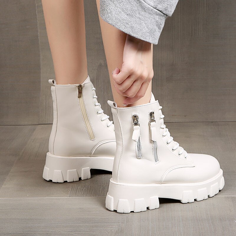 Christmas Gift Winter Boots Women's Ankle Boots Platform Fashion Shoes Woman Warm Plush Boots Autumn Flat Boots Snow Boots Ladies