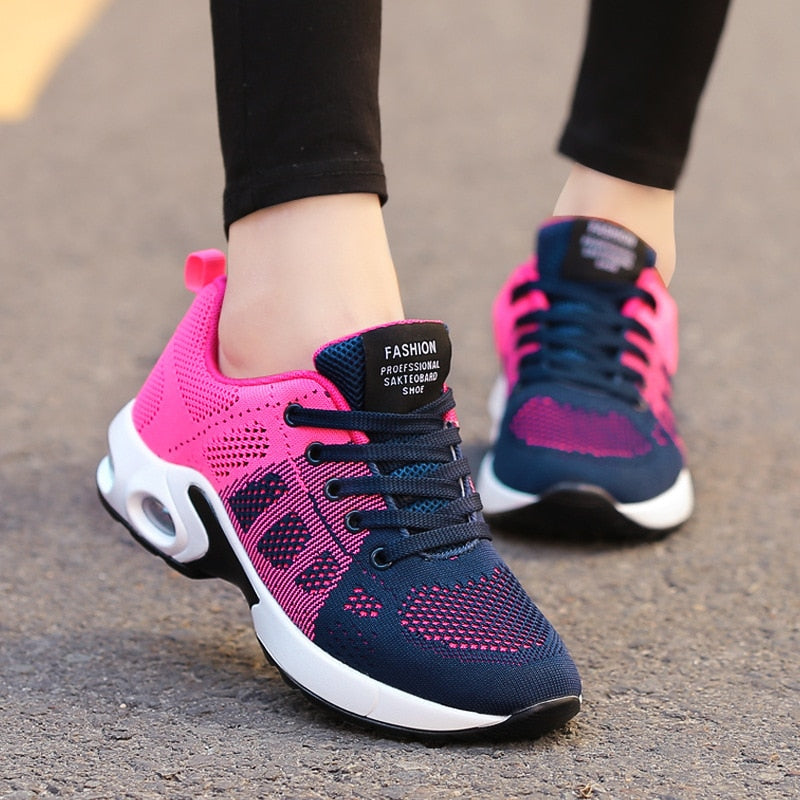 Thanksgiving  flowersverse  Women Running Shoes Breathable Mesh Outdoor Light Weight Sports Shoes Casual Walking Sneakers Tenis Feminino