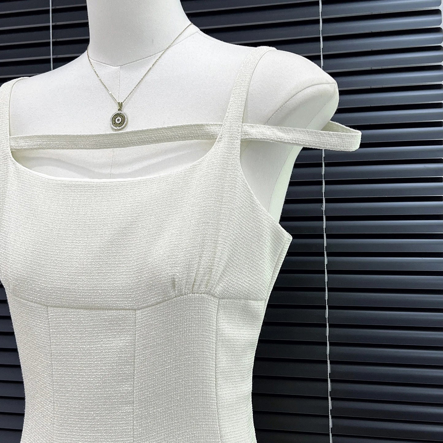 flowersverse Vintage College Style Cropped Blazer Two Piece Dress Sets Women's Short Jacket Coat +Strapless Sling Slim Mid Dress Suits Female