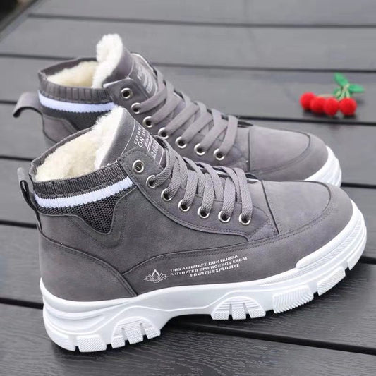 flowersverse Snow Boots Plush Warm Ankle Boots For Women Winter Shoes Waterproof Boots Women Female Students Platform Booties Botas Mujer