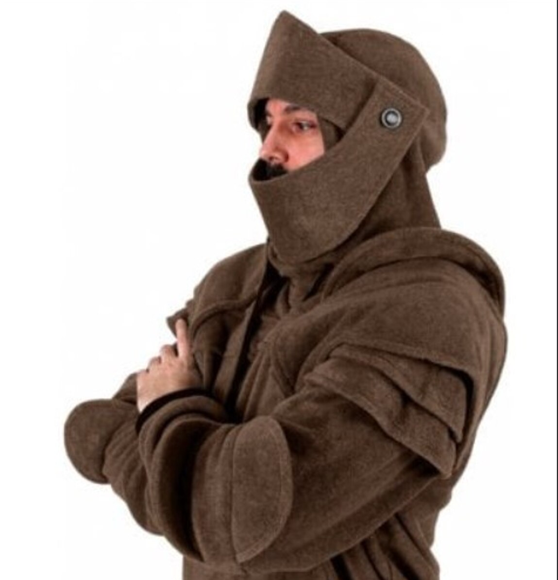 flowersverse Punk Streetwear Men's Arthur Medieval Hollow Knight Hoodie Armor Sweatshirt Pullover Hooded Jacket S-5XL Hoodies Harajuku