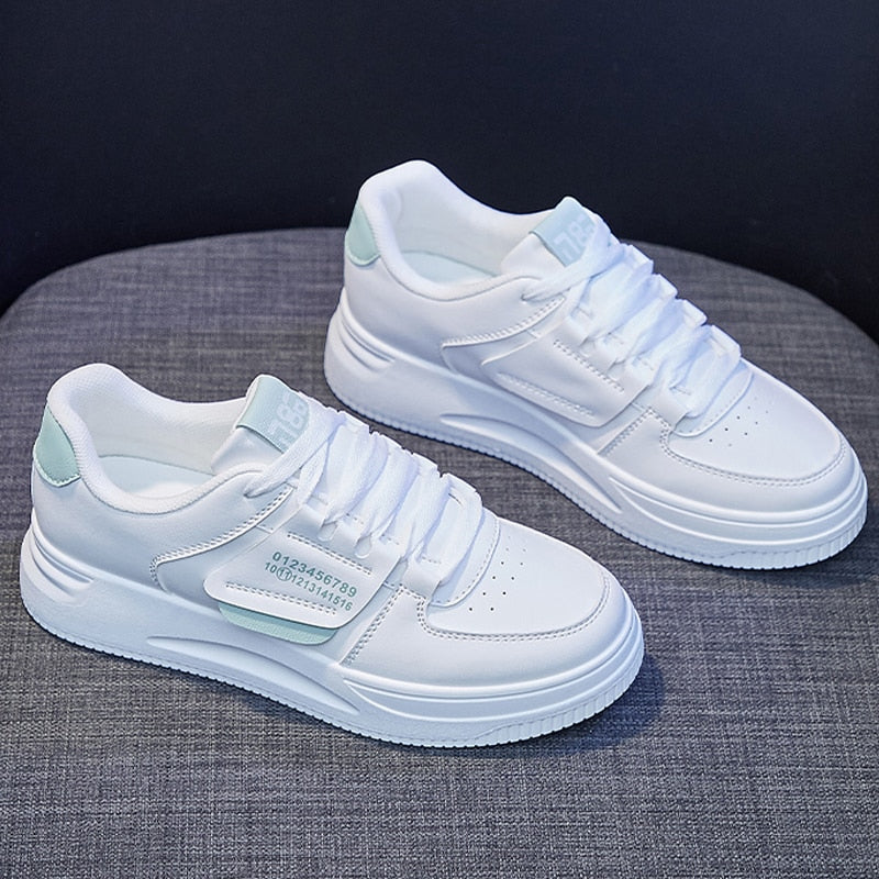 Black Friday Amozae  2022 Spring New White Shoes Women's Vulcanize Shoes Fashion Sneakers Women Casual Shoes Platform Sneakers Ladies Flat Shoes