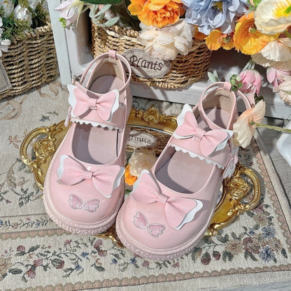 flowersverse - Kaweii Lolita Shoes Sweet Summer Mary Janes Woman Flats Patchwork Japanese Style Fashion Cute Party Jk Shoes for Girls