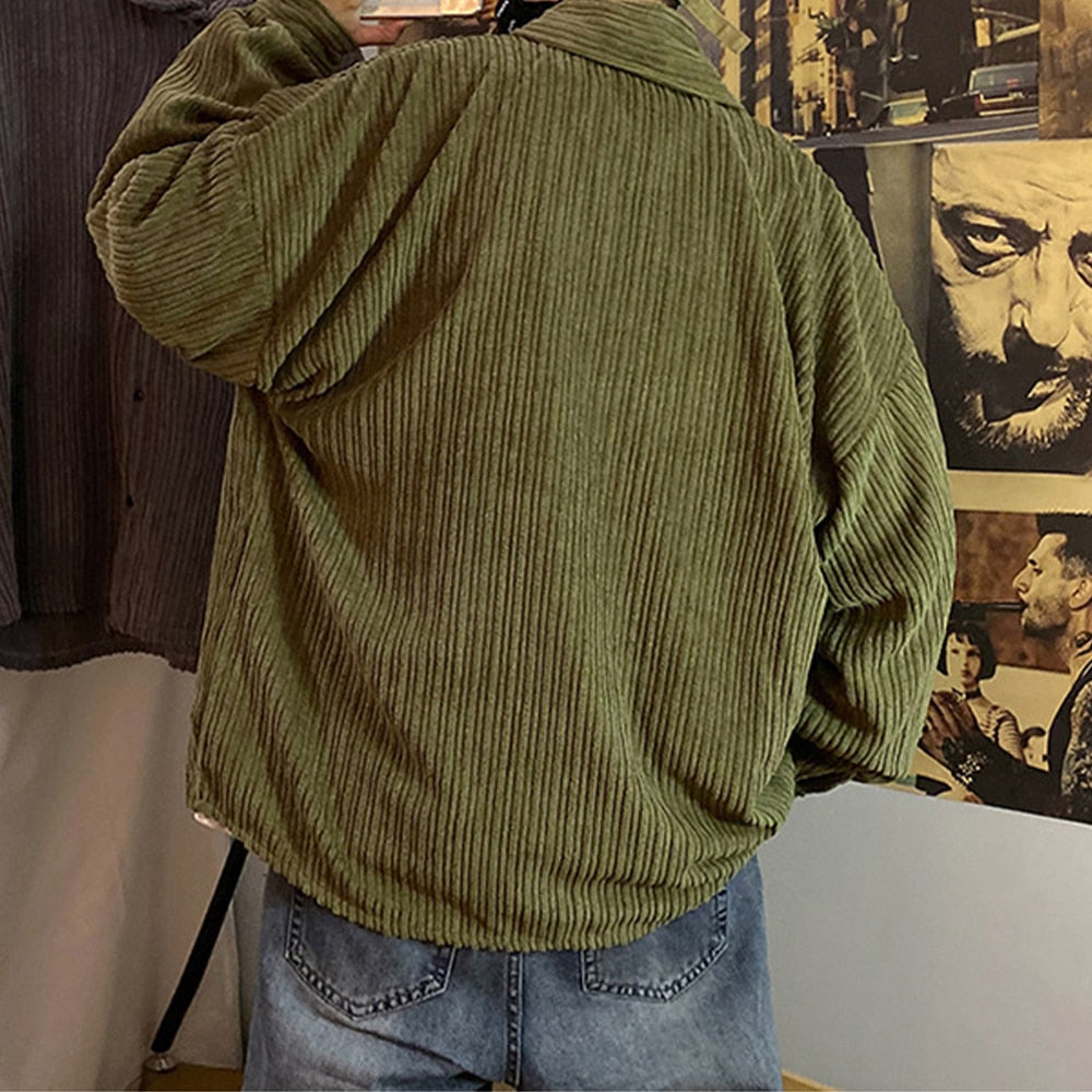 flowersverse Autumn Shirts for Mens Manga Designer Clothes Blouses Korean Clothes Button Up retro Shirt Hippie Cardigan Japanese Long Clothes