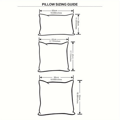 Christmas Embroidered Throw Pillow Cover - Festive Holiday Decor for Living Room & Bedroom, Zip Closure, Machine Washable, White