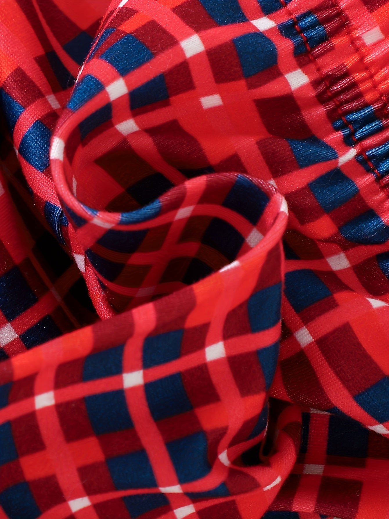 2pcs Baby's Cartoon Christmas Santa Elk Print Long Sleeve T-shirt & Casual Plaid Pattern Pants, Toddler & Infant Boy's Clothing Set, Outdoor Cloth