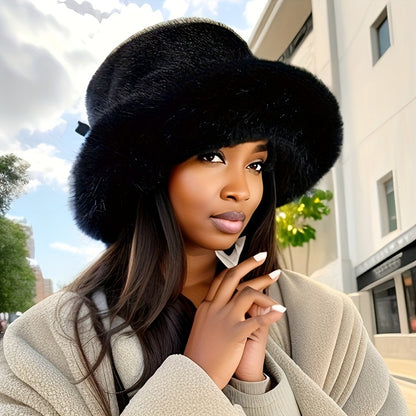 Cozy & Warm Women's Fleece-Lined Beanie - Thick, Plush Winter Hat with Ear Flaps, No Brim, Perfect for Valentine's Day