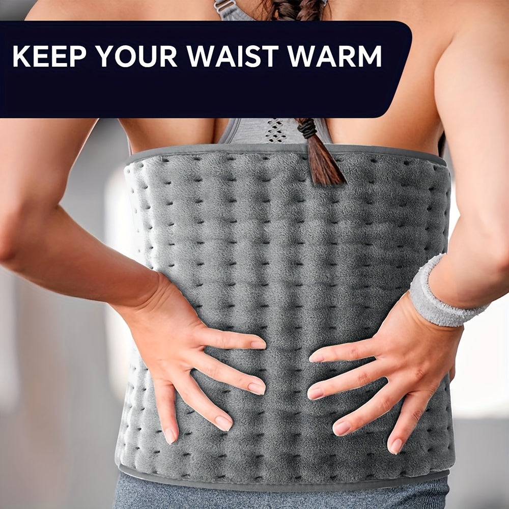 Extra Large Electric Heating Pad 16x30" - Comfort Relief for Back, Neck, Shoulders & More - 6 Heat Levels, 4 Timer Settings, Auto Shut-Off, Machine Washable, Moist/Dry Relax