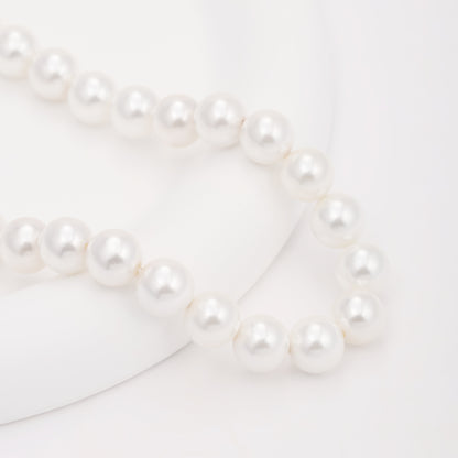 Pearl Jewelry Set - Chains Necklace with Stunning Pearl Bracelet and Stud Earrings for Women - Freshwater Cultured Pearl, Elegant, Luxurious, and Classic Accessory