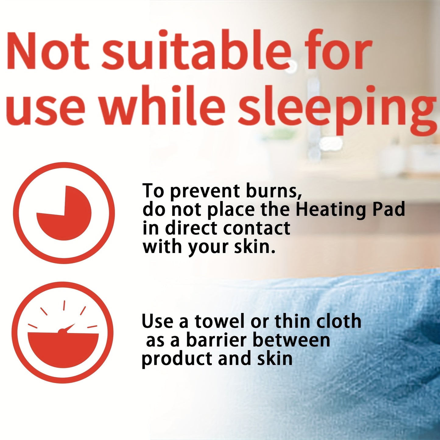 USB-Powered Electric Shoulder Heating Pad with 3 Adjustable Temperature Levels & Timer - Large Area, S/M Size (Not Wireless)