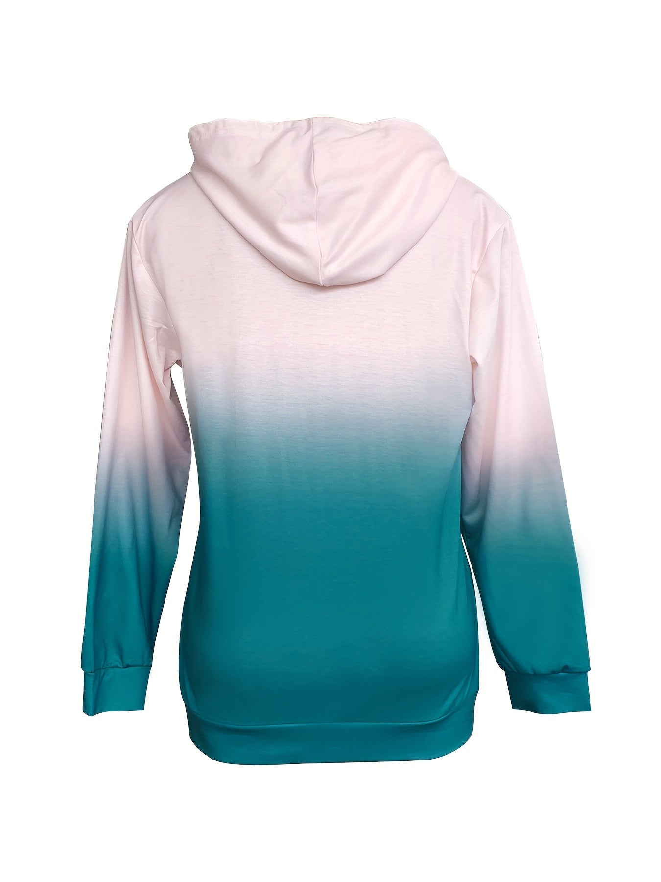 Stylish Color Block Hoodie with Kangaroo Pocket - Adjustable Drawstring Casual Sweatshirt for Women - Comfortable Long Sleeve Design