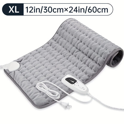 Extra Large Electric Heating Pad 16x30" - Comfort Relief for Back, Neck, Shoulders & More - 6 Heat Levels, 4 Timer Settings, Auto Shut-Off, Machine Washable, Moist/Dry Relax