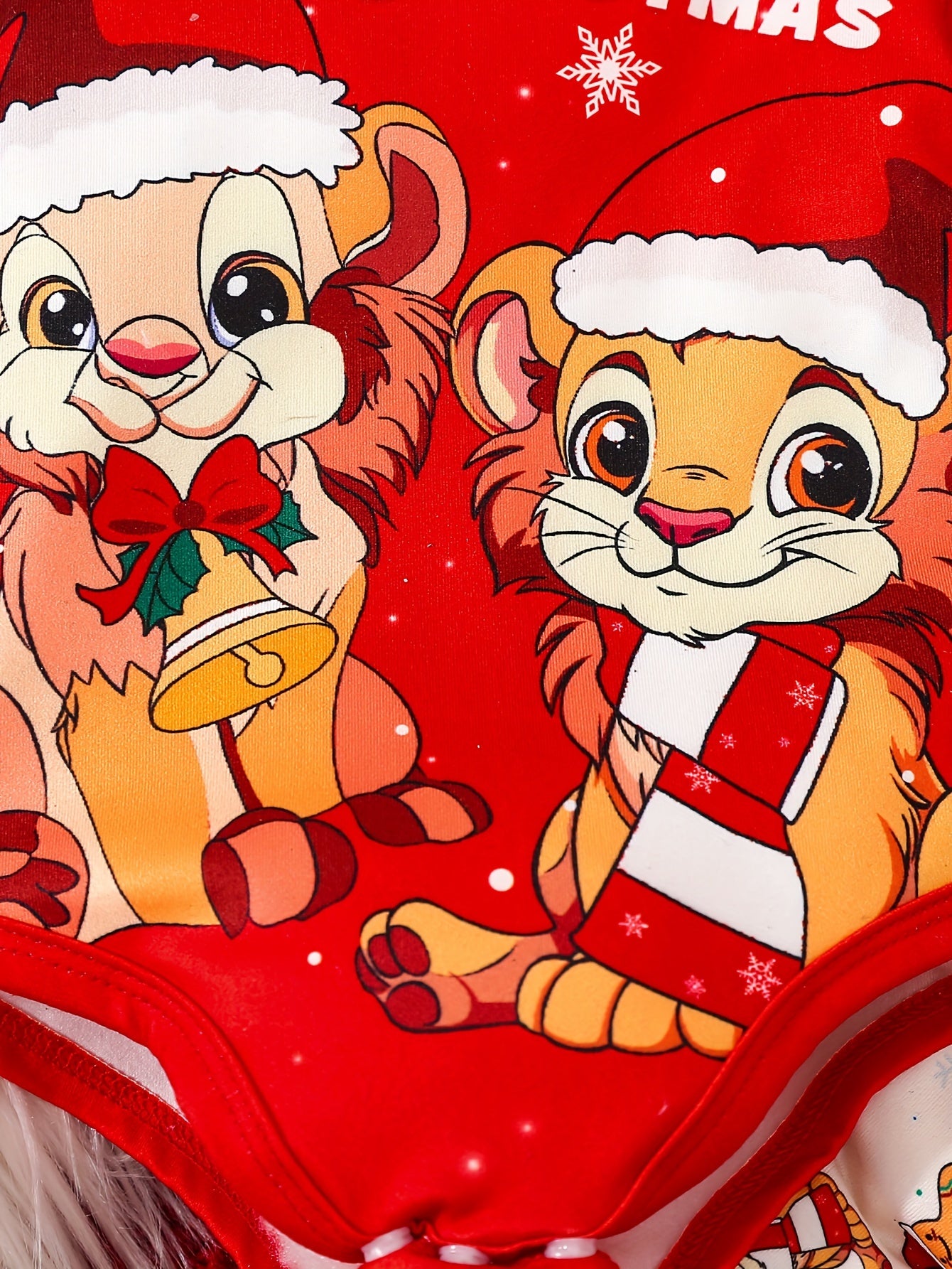 3pcs, MERRY CHRISTMAS Printed Baby Boy's Soft Long Sleeves Jumpsuit + Pants + Hat Set For Everyday & Outdoors, Autumn And Winter Essential, Ideal Gift